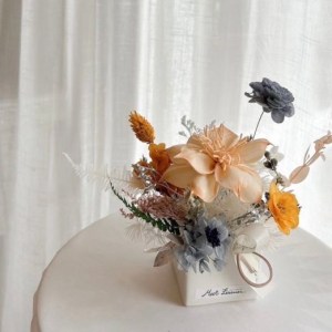 【遇見恆久】微醺的愛乾燥花盆栽 開幕盆栽 共3款