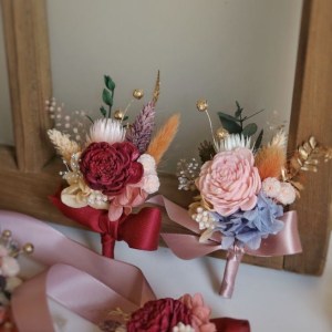 【遇見恆久】乾燥花款 婚禮乾燥胸花 可客製 含盒