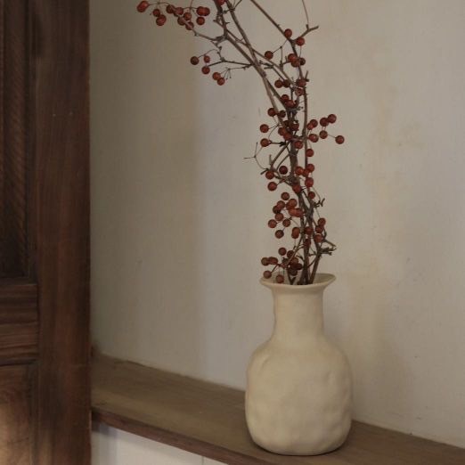 【遇見恆久】北歐簡約素坯陶瓷花瓶