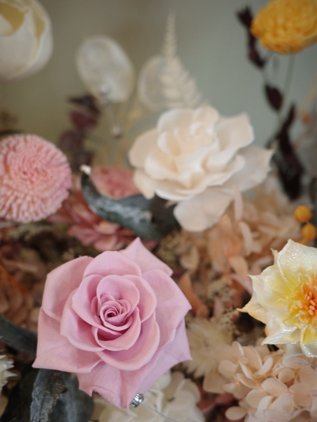 【遇見恆久】暮霧花園永生花盆栽 開幕盆栽:圖片 6