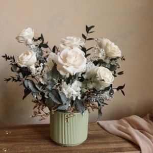 【遇見恆久】玫瑰花 Roses款 永生玫瑰盆栽