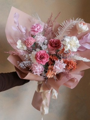 【遇見恆久】心動現場永生玫瑰花束