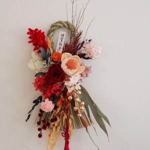 【遇見恆久】暖歲如願永生花日式注連繩 新年掛飾