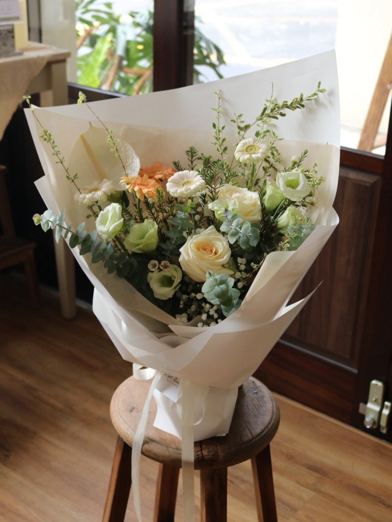 【遇見恆久】花開有時自然系鮮花花束